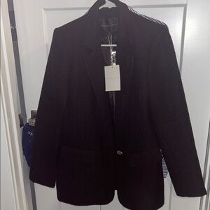 Endless Rose Textured Black Blazer